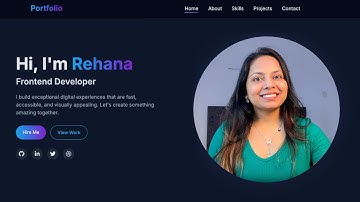 Build a Complete Responsive Personal Portfolio Website using HTML, CSS & JavaScript