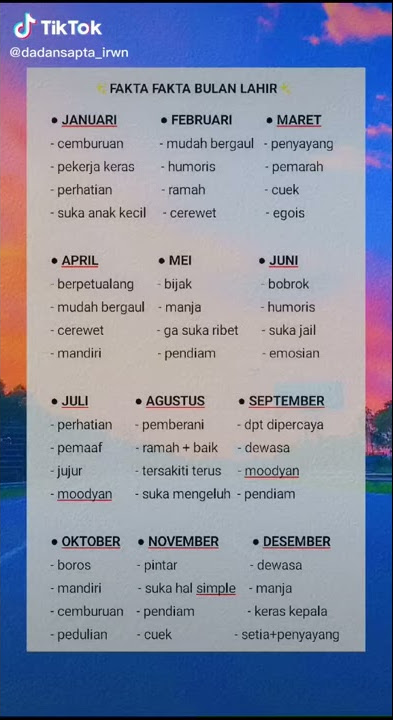 Story WA Bulan Lahir