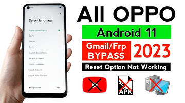 All Oppo Android 11 Gmail/Frp Bypass WITHOUT PC | Reset Option Not Working | Clone Phone Not Open.