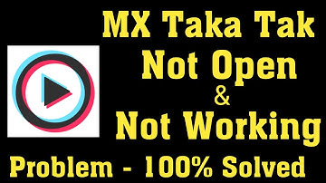 Fix MX Taka Tak Not Open Problem Android || Fix MX Taka Tak Not Working Problem Android & ios