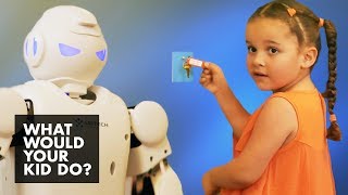 TOY ROBOT ENCOURAGES KiDS TO TAKE TEACHER'S KEYS!