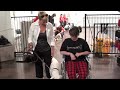 CGC Therapy dog test  Part lll- approaching a wheelchair