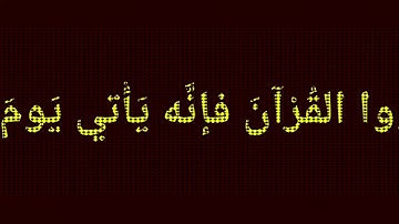 القرآن الكريم شفيع أصحابه يوم القيامة