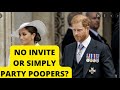 MEGHAN HARRY - DID THEY EXIT  PALACE PARTY FOR THIS REASON? #royalfamily #meghanmarkle #princeharry
