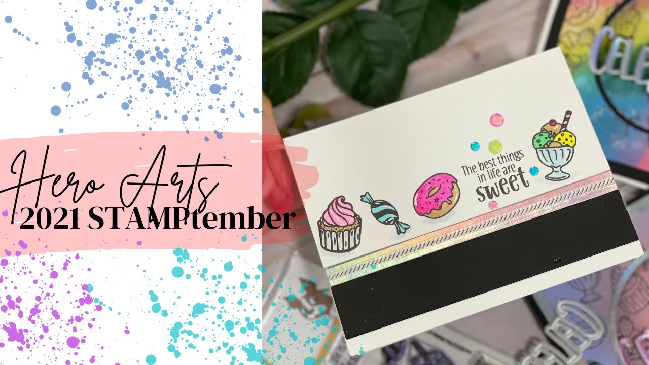 Hero Arts STAMPtember 2021 Make a Wish Stamp Set