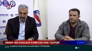 Memur-Sen Engelli̇ler Komi̇syonu Başkani Savaş Apak Engelli̇ Kamu Görevli̇leri̇ni̇n Talepleri̇ni̇ Açikladi