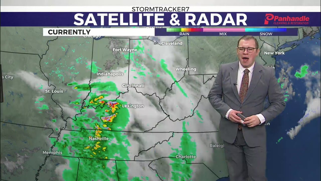 strong to severe thunderstorms possible - YouTube