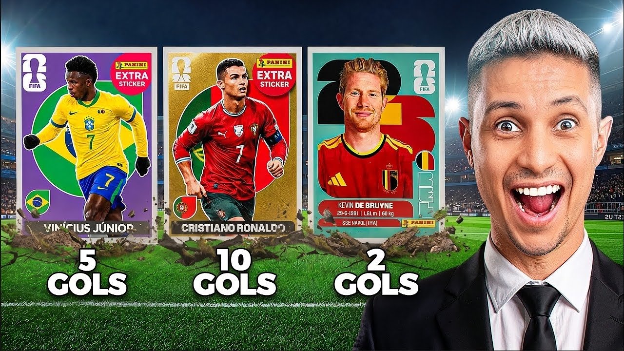 LEILÃO DE FIGURINHAS DA COPA! CADA UMA TEM SEU VALOR! 
