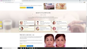 cài đặt mẫu website wordpress giới thiệu thẩm mỹ viện