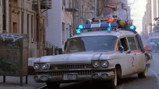 Ghostbusters II 1989 Headquarters With 1/64 Scale Ecto-1A 1959 Cadillac 16GJL01 