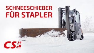 Schneeschieber für Stapler | Im Einsatz by companyshop24 1,861 views 3 years ago 52 seconds