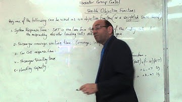 Eight Possible Objective Functions to Use in the Optimisation (b), 21/4/2016