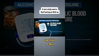 New study warns as little as one alcoholic drink a day may increase systolic blood pressure #shorts screenshot 3