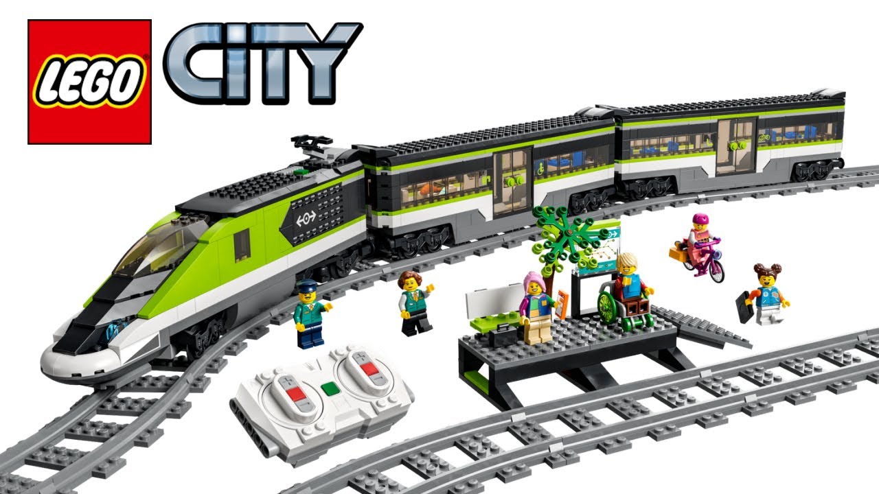 LEGO City Express Passenger Train (60337) - Speed build - YouTube