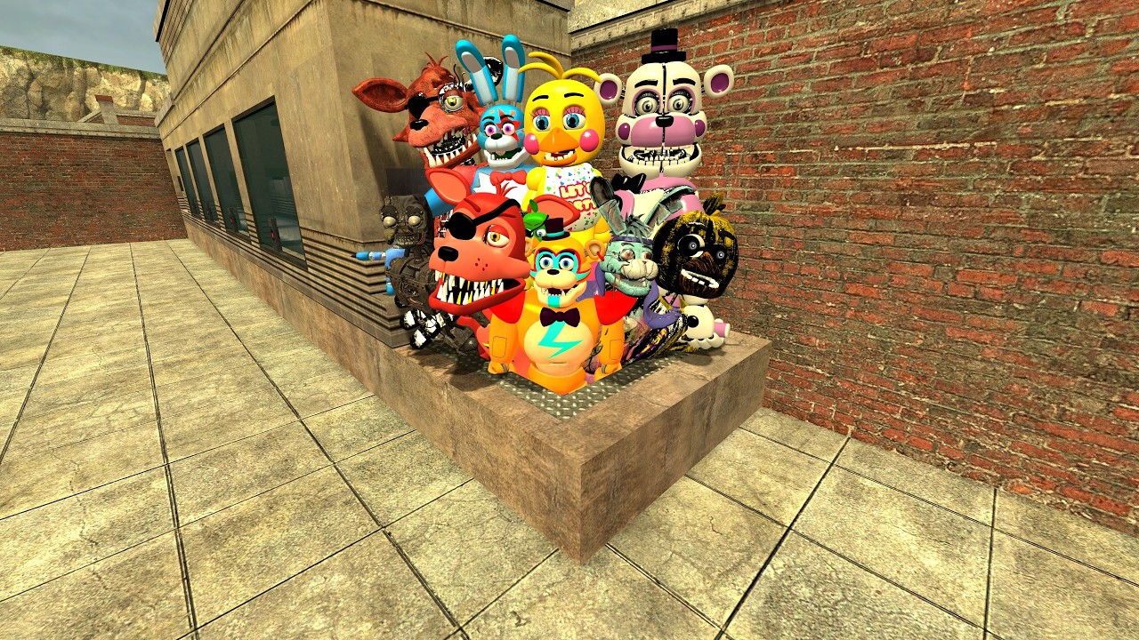 Destroyed Ruby DESTROY RUBY FNAF SECURITY BREACH ANIMATRONICS IN GMOD! - YouTube