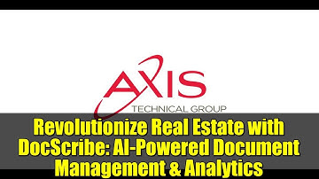 Revolutionize Real Estate with DocScribe: AI-Powered Document Management & Analytics