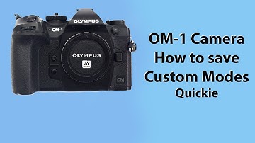 OM-1 Camera. A quick guide to Custom Modes. A feature I could not use this camera without.