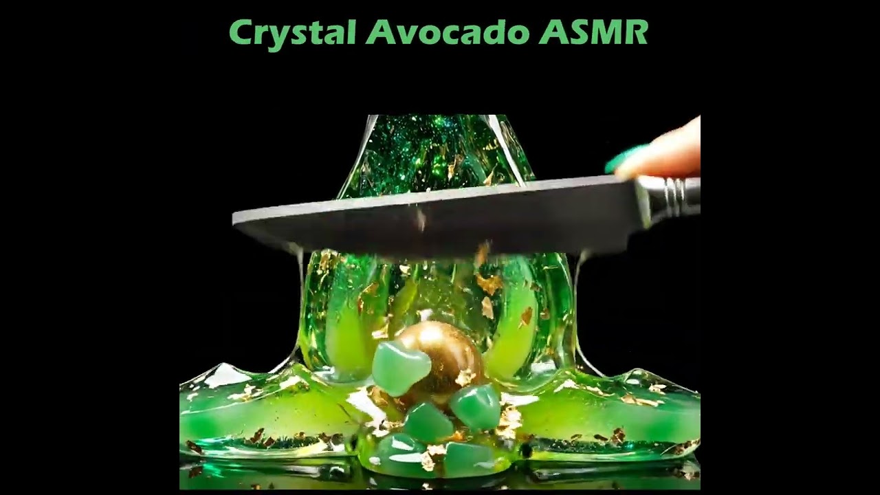 Avocado🥑 Slicing🔪 ASMR  | Smooth Cutting🔪 Sounds & Creamy Visuals! 😌✨