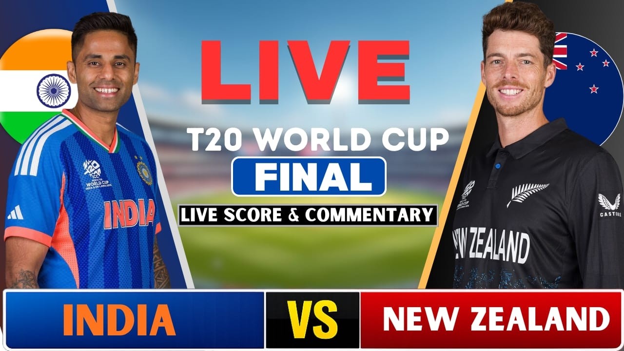 India vs New Zealand Final | IND vs NZ T20 World Cup 2026 Live Score ...
