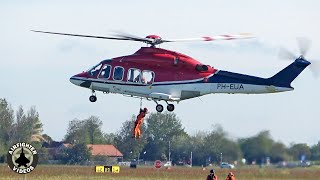 AW139 hoist exercise at training area Alpha | Den Helder - de Kooy | DHR / EHKD