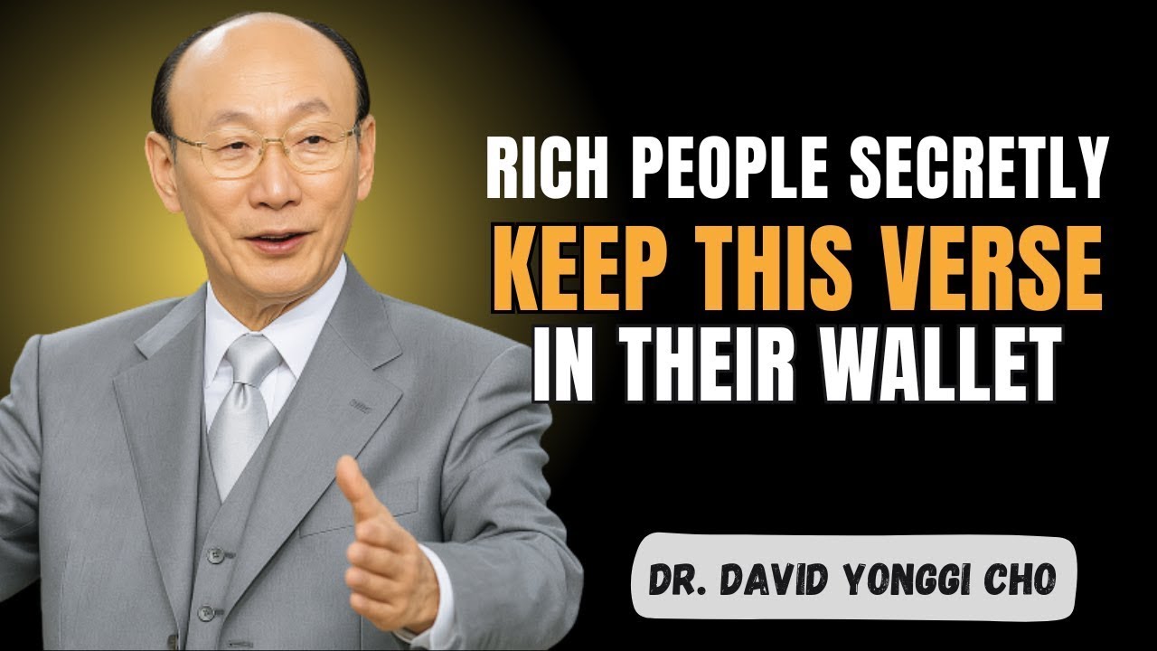 Put This Scripture in Your Wallet — What Happens Next Will Shock You - Doctor David Yonggi Cho