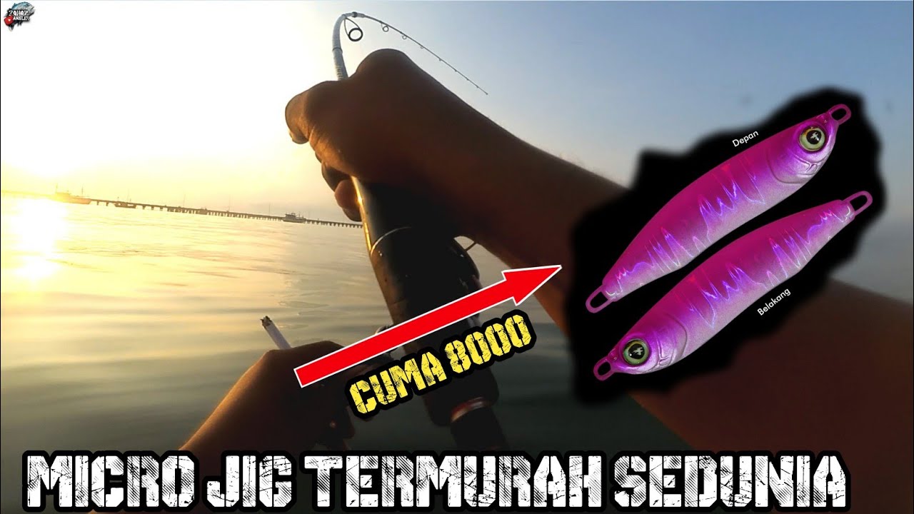 kalian harus coba micro jig murah anti boncos || ultralight casting karang dangkal
