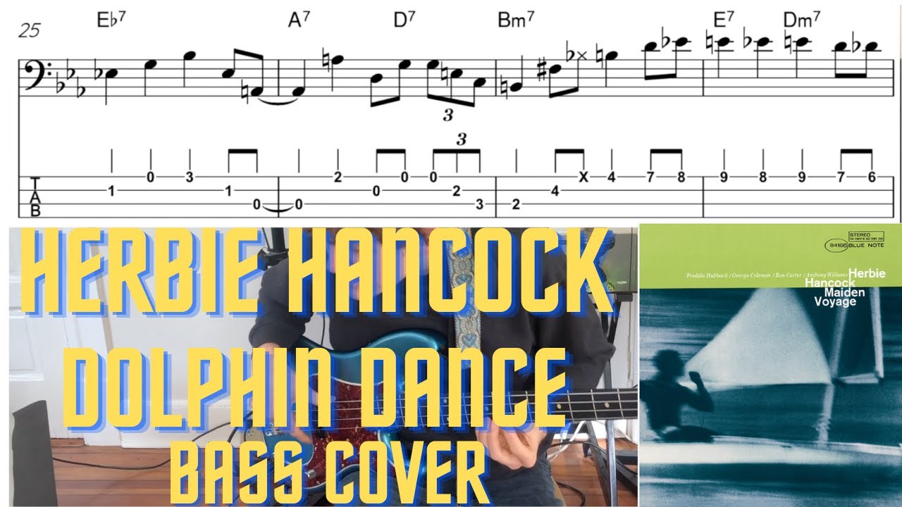 Herbie Hancock - Dolphin Dance (Ron Carter Bass Cover with