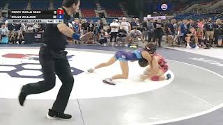 110 lbs 16U Girls 7th Place Match - USMC Junior Nationals | Peggy Susan Dean vs Zolah Williams