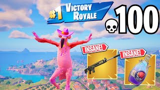 100 Elimination Solo vs Squads WINS Full Gameplay (Fortnite Chapter 5 Season 1)!