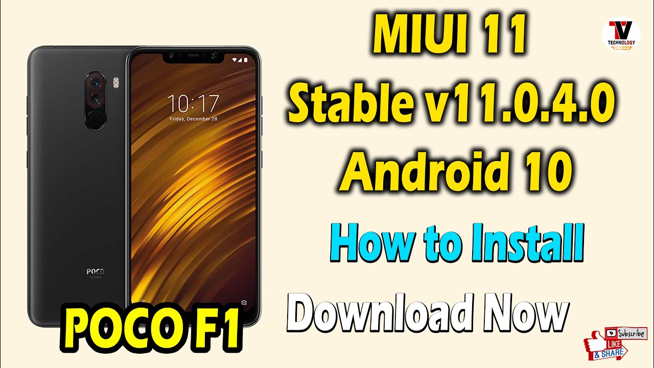 POCO F1 | MIUI 11 Android 10 | MIUI Stable Version 11.0.4.0 | Download ...