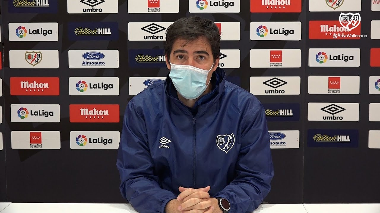 Andoni Iraola previa del Lugo - Rayo Vallecano - YouTube