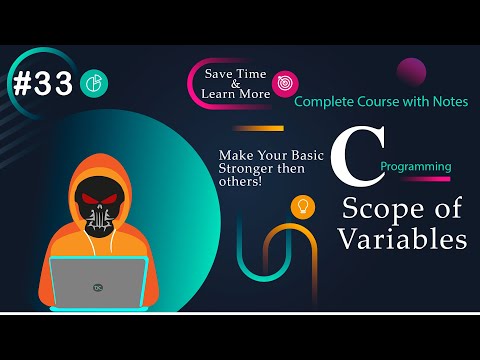 Understanding Variable Scope in C | #33 | Free Hindi Course (2024) by DeathCode