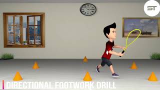 Directional Footwork Drill | Squash | Sportstoon… the sports learning app | Let's Play Now ! screenshot 4