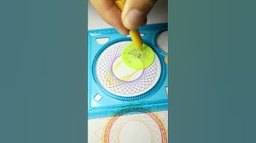 Do you know how many triangles were drawn? #art #satisfying #spiroart #spirograph #shorts