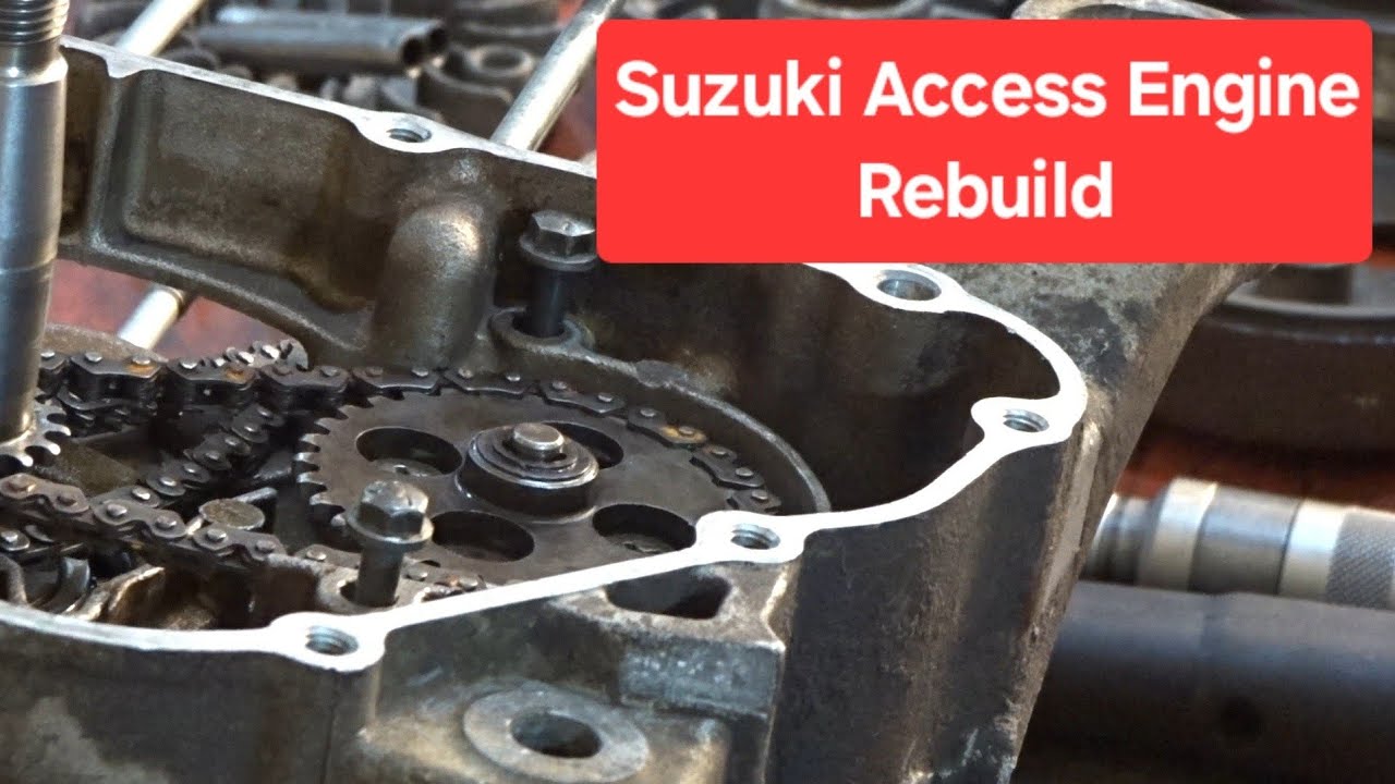Suzuki Access Engine Rebuild, dry run - YouTube