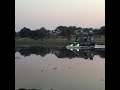 Landrover defender river crossing in Botswana