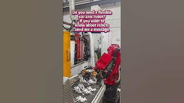 The robot arm span is 94 cm, the load is 5 kg#robot #industrialrobot #robotarm #magichand