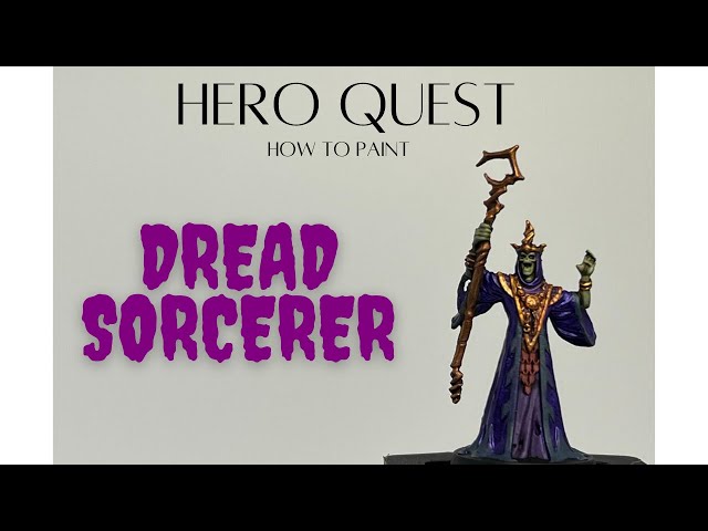 HeroQuest: Dread Sorcerer – Miniatura Nuova Per Gioco Da Tavolo – Avalon Hill