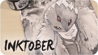 Inktober 2016 // Beelzemon timelapse