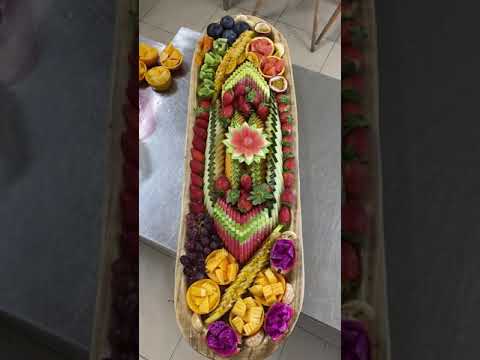 تزين الفواكه بشكل اكثر من رائع