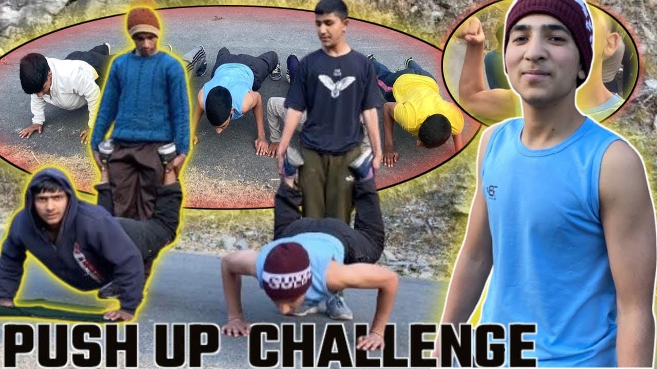 PUSH UP CHALLENGE 😱☠️ - YouTube