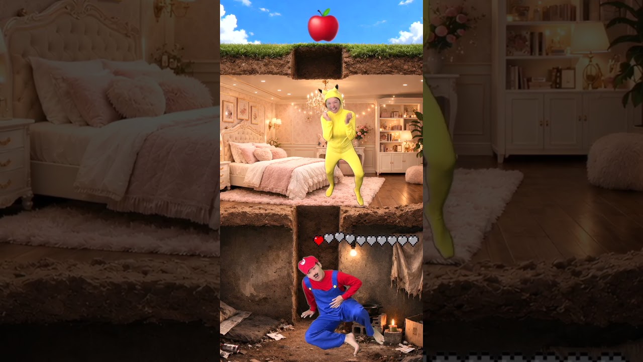 Fufu Witnessed the Saddest Story of Mario and Little Bro...😢😭 #sad #humor #emotionalstory