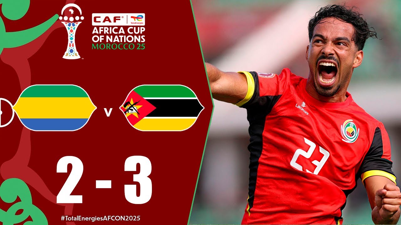 Gabão x Moçambique | 2-3 | Melhores Momentos | Copa Africana de Nações 2025 | Gabão Moçambique