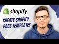 How To Create Shopify Page Templates [2026 Guide]