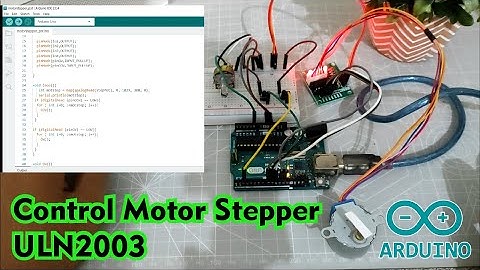 Tutorial Cara Program Control Driver Motor Stepper Module ULN2003 dengan Arduino