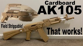 Cardboard AK105 that works! {highly detailed}