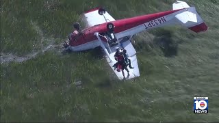 2 rescued after small plane crash in Everglades Wealth