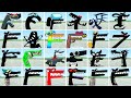 Alphabet lore but f took over the other letters  animation comparison in garrys mod