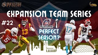 Undefeated with a perfect season? | Draft Day Sports: Pro Football Expansion Team Series #22