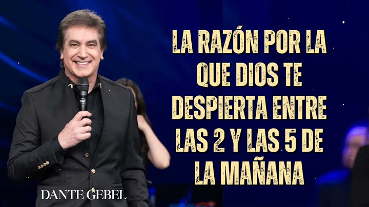 Dante Gebel Predicas - La razón por la que Dios te despierta entre las 2 y las 5 de la mañana